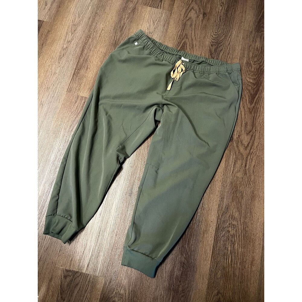 FIGS Tansen Jogger Scrub Pants Mens 3XL Olive Green Technical